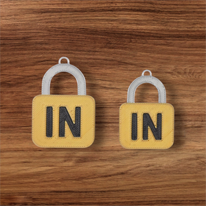 LOCK IN™ Keychain – Daily Focus Reminder